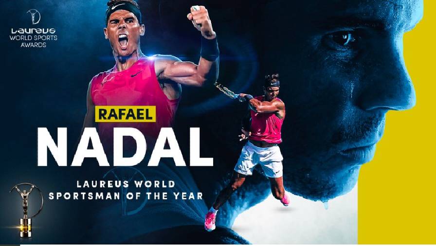 Tennis thống trị giải 'Oscar thể thao' 2021: Gọi tên Rafael Nadal và Naomi Osaka