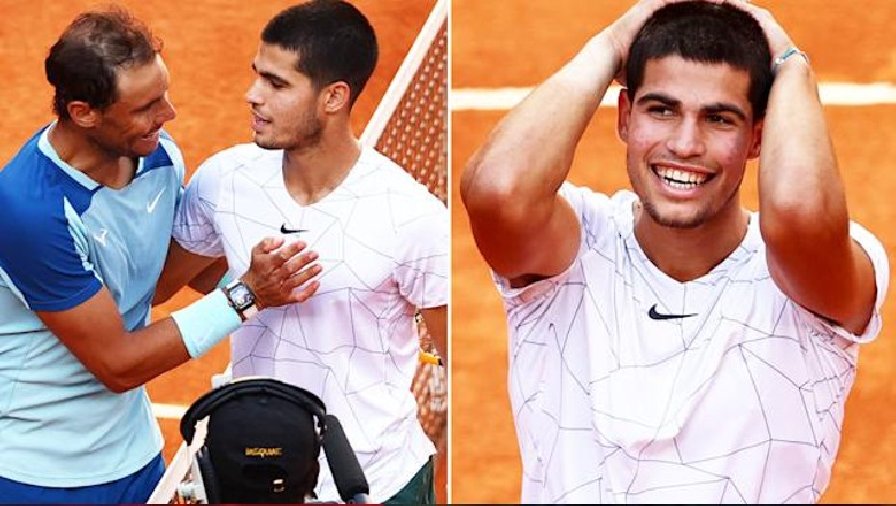 Nadal thua ‘tâm phục khẩu phục’ Alcaraz, lỡ hẹn với Djokovic ở bán kết Madrid Open