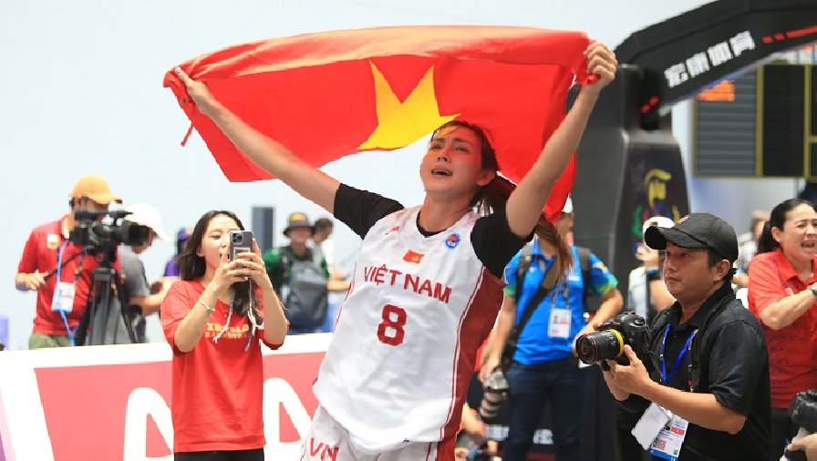 ĐT bóng rổ nữ Việt Nam đánh bại Philippines, giành Huy chương vàng lịch sử