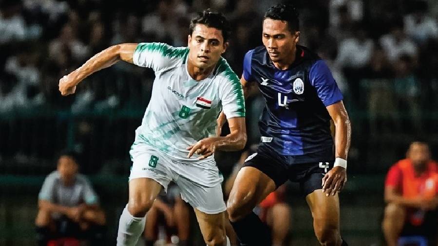 Kết quả bóng đá Iraq vs Campuchia, vòng loại World Cup 2022, 21h30 ngày 7/6