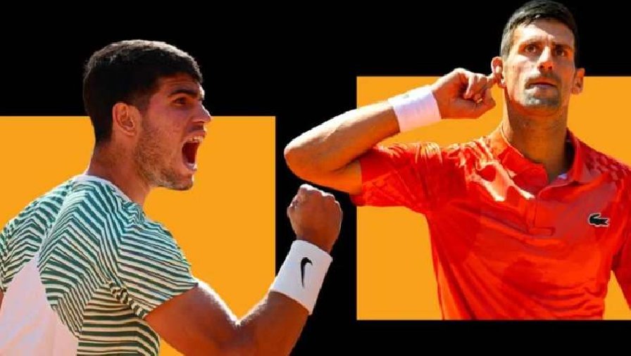 Lịch thi đấu tennis Bán kết Roland Garros 2023: Djokovic gặp Alcaraz khi nào?