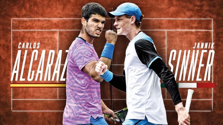 Xem trực tiếp Bán kết Roland Garros 2024 - Alcaraz vs Sinner trên kênh nào?