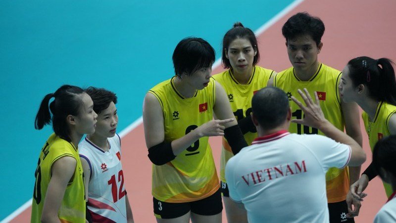 Tuyển bóng chuyền nữ Việt Nam thắng vùi dập đối thủ ở ngày ra quân AVC Nations Cup 2025