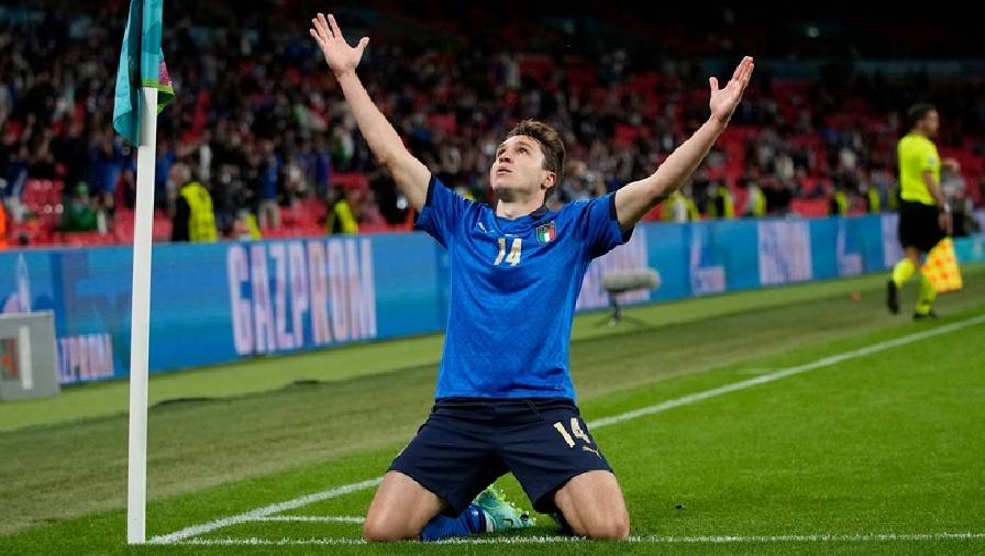 Chiesa đánh dấu cột mốc ấn tượng cho tuyển Italia tại EURO