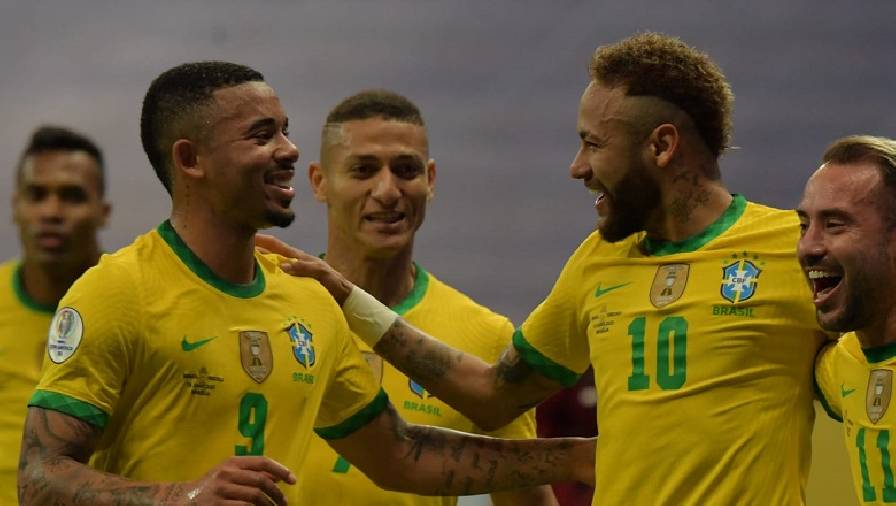 Neymar nổi đóa vì Gabriel Jesus bị treo giò ở chung kết Copa America