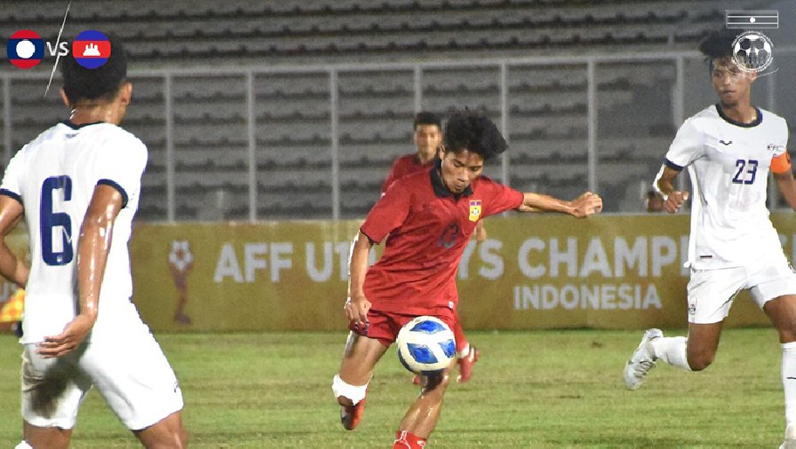 Kết quả U19 Đông Nam Á 2022 ngày 7/7: Lào thắng trận thứ hai, vươn lên dẫn đầu bảng