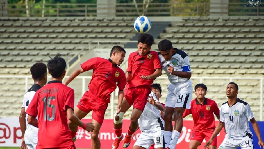Kết quả bóng đá U19 Lào vs U19 Campuchia, 19h00 ngày 7/7