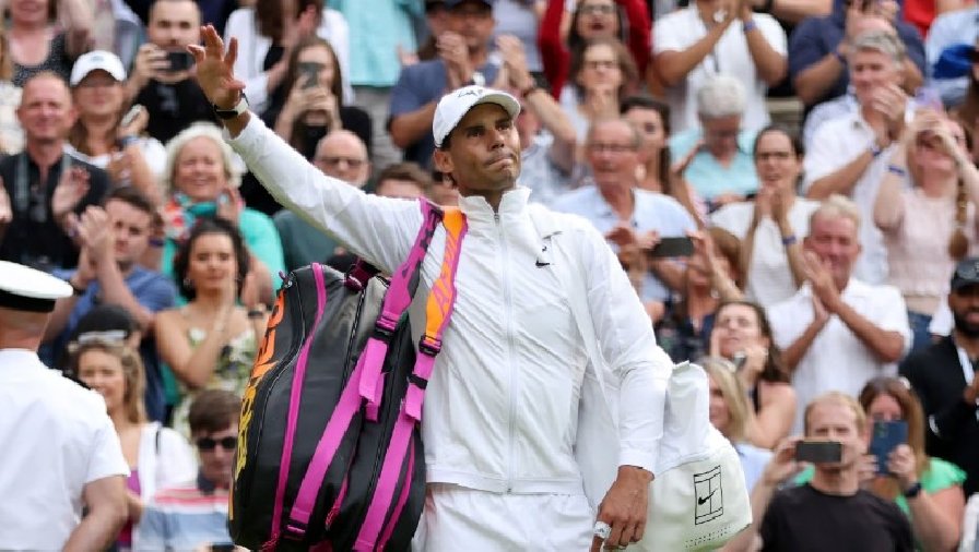 Nadal: Tôi chưa biết mình có thể dự trận bán kết Wimbledon với Kyrgios hay không