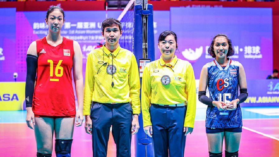 Xuất hiện 'khủng long bóng chuyền' 15 tuổi cao 1.92m khuynh đảo giải trẻ châu Á ở Trung Quốc