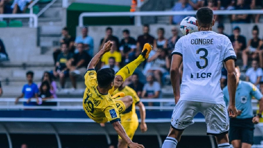 Báo Pháp: Quang Hải mờ nhạt, không thể giúp Pau FC chiến thắng