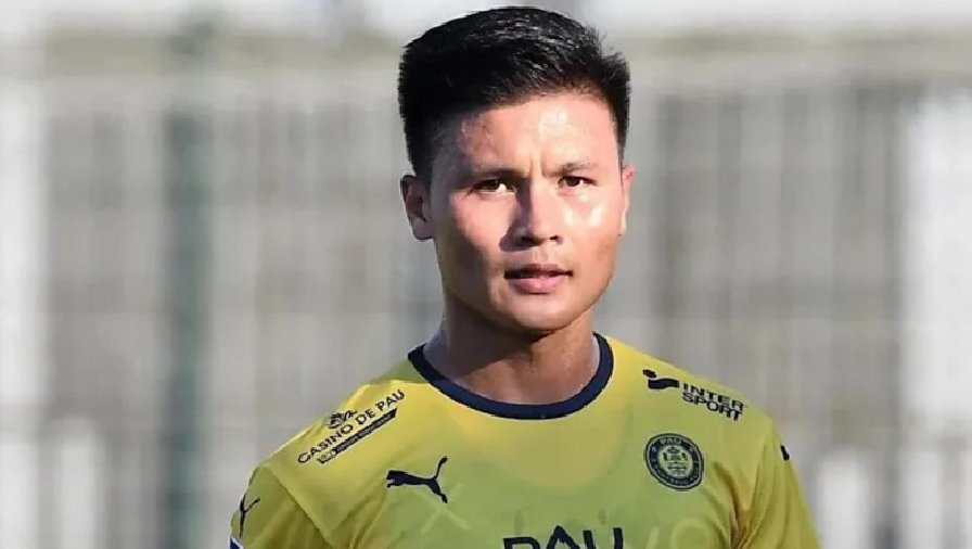 Quang Hải chỉ được chấm 6.7 điểm ở trận hòa của Pau FC