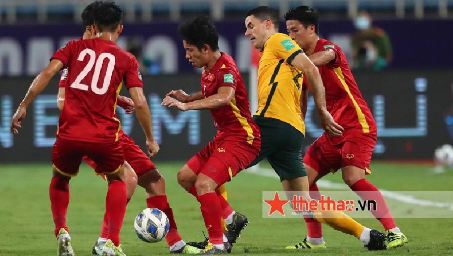 ĐT Australia chỉ dứt điểm trúng đích 1 lần trong hiệp 1 trận gặp Việt Nam