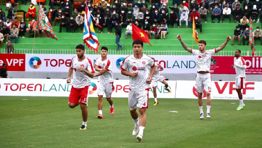 Viettel hủy buổi tập trước trận tứ kết Cúp Quốc gia 2022 với Bình Định