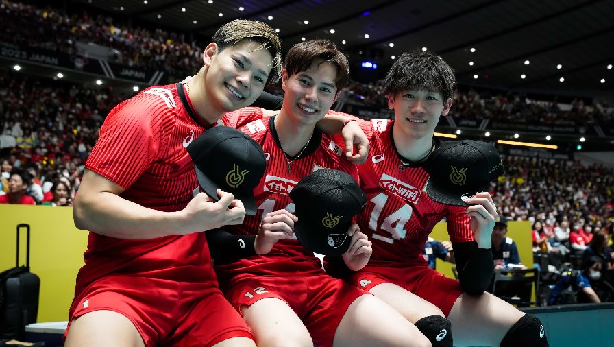 'Đè bẹp' đối thủ châu Âu cực mạnh, tuyển bóng chuyền nam Nhật Bản giành vé tới Olympic Paris 2024