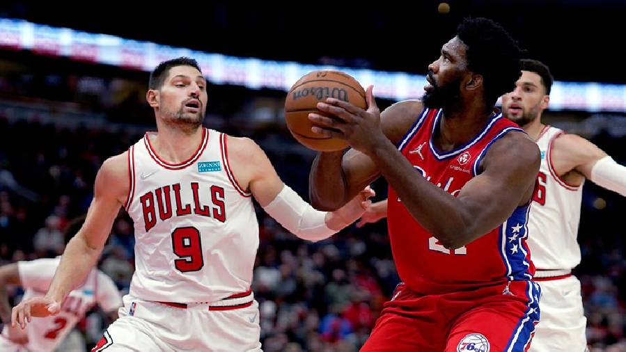 Vượt mặt Chicago Bulls, Philadelphia 76ers chiếm ngôi đầu