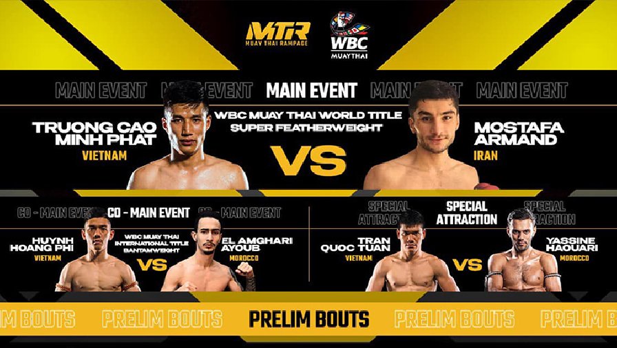 Cách thức mua vé xem MTR: Call Of Honor - sự kiện tranh đai WBC Muay Thái thế giới đầu tiên tại Việt Nam 