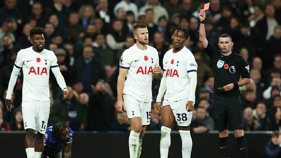 Vì sao Romero và Udogie phải nhận thẻ đỏ ở trận Tottenham vs Chelsea?