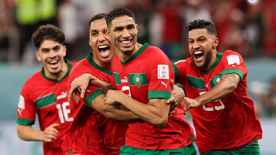 Morocco lần đầu vào tứ kết World Cup