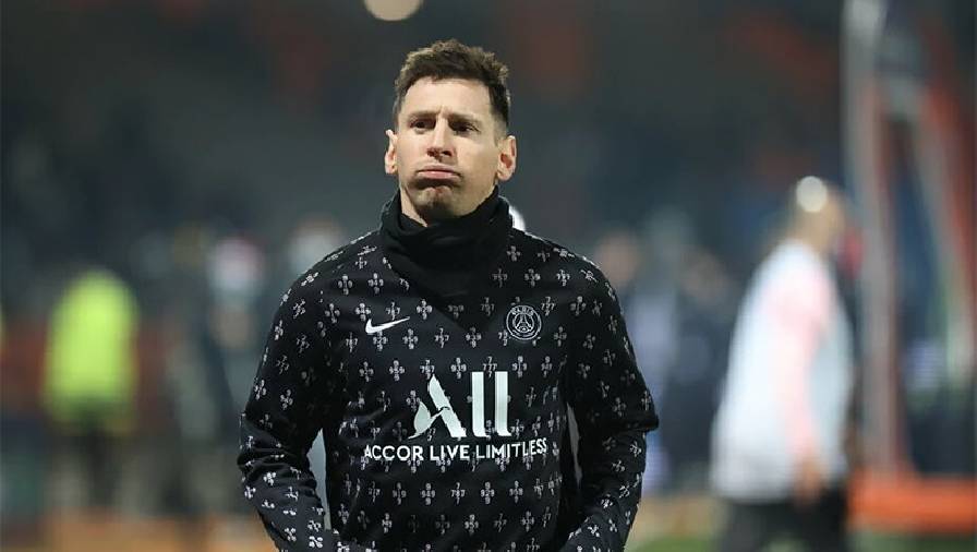 Vì sao Messi vắng mặt ở trận PSG vs Lyon?