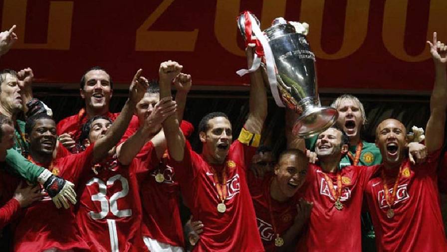 'MU 2008' được bầu chọn là đội hình mạnh nhất lịch sử Ngoại hạng Anh