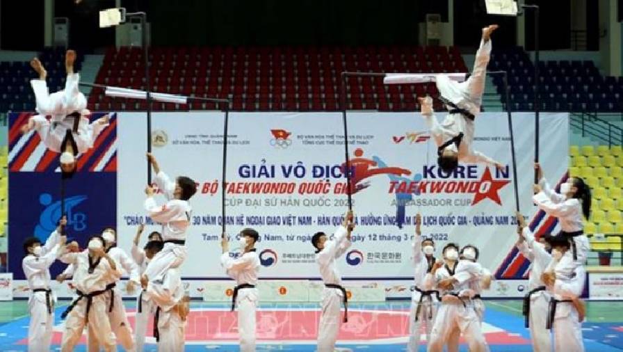 Giải Taekwondo các CLB toàn quốc 2022 chính thức khai mạc
