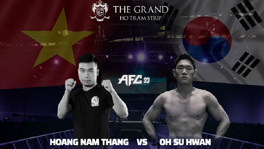 Giải MMA AFC 23: Võ sĩ tán thủ Việt Nam thách đấu cao thủ MMA Hàn Quốc