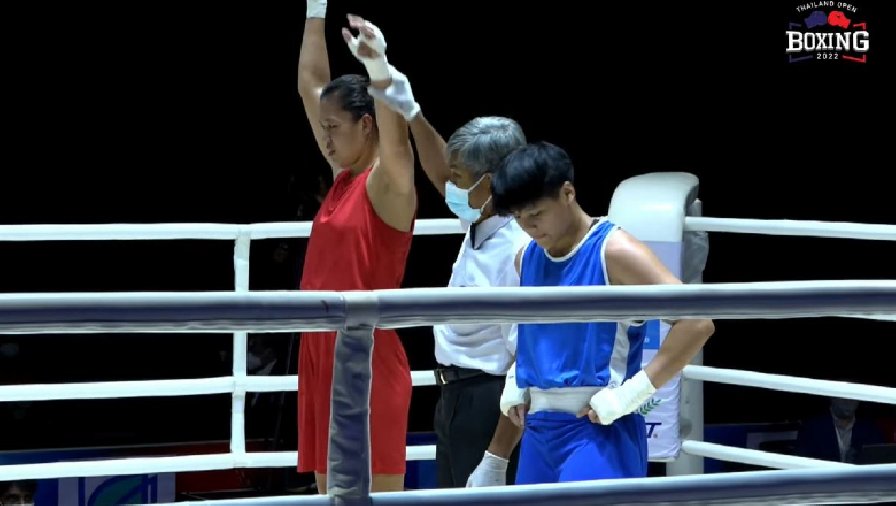 Oanh Nhi hạ đối thủ ở hiệp 3, Việt Nam có thêm 1 vé vào chung kết Boxing Thái Lan Mở rộng