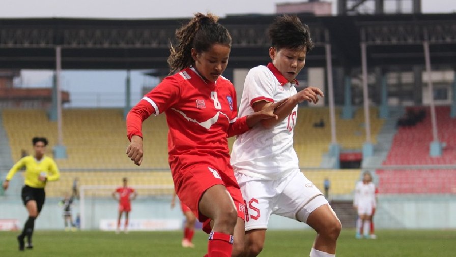 Xem trực tiếp lượt về bóng đá Nữ Việt Nam vs Nữ Nepal ở đâu, kênh nào?