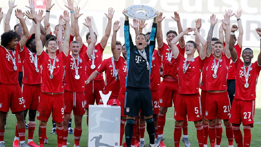 Bayern Munich chính thức vô địch Bundesliga mùa giải 2020/21