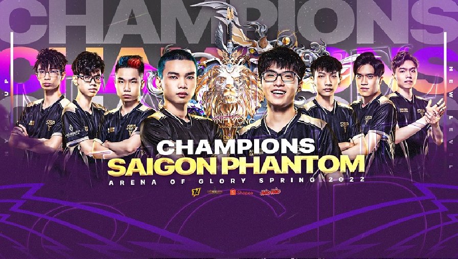 ĐTDV mùa Xuân 2022: Vùi dập V Gaming 4-0, Saigon Phantom lên ngôi vô địch