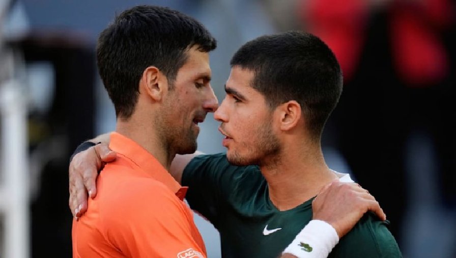 Kết quả tennis bán kết Madrid Open: Alcaraz loại Djokovic, gặp Zverev ở chung kết