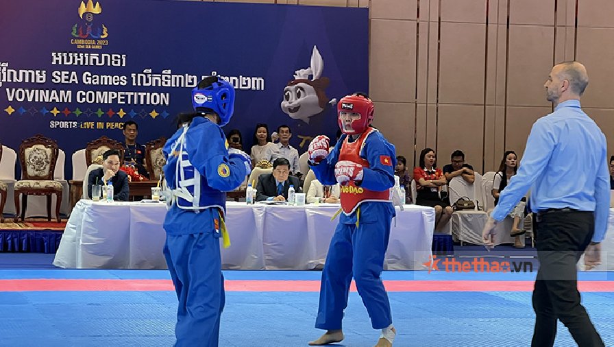 Võ sĩ Vovinam Việt Nam vô địch SEA Games 32 nhờ bốc thăm