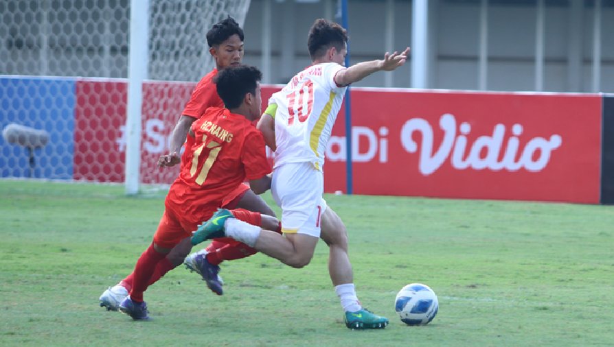 KẾT QUẢ U19 Việt Nam 3-1 U19 Myanmar: Hoàn thành mục tiêu 3 điểm