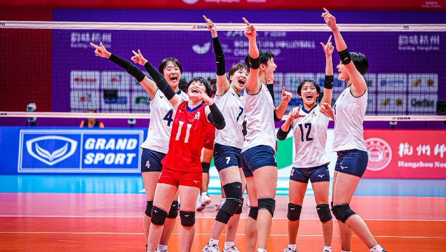 Nhật Bản ‘xử đẹp’ chủ nhà Trung Quốc để vô địch bóng chuyền nữ U16 châu Á 2023