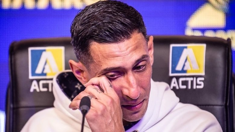Di Maria bật khóc trong ngày tái hợp Rosario Central sau gần 20 năm xa cách