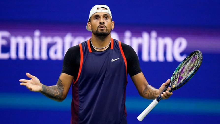 'Trai hư' Kyrgios 5 lần bị phạt tiền vì hành vi phi thể thao ở US Open