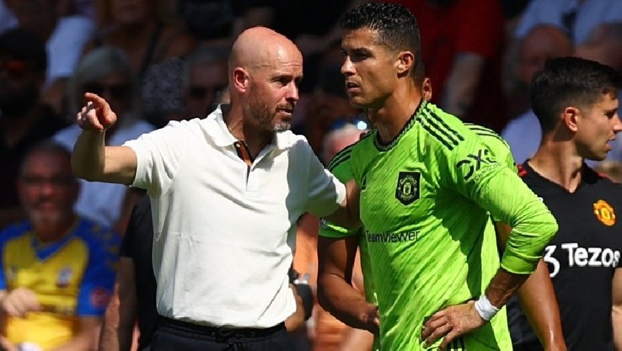 Ronaldo ‘chê’ bài tập kém chất lượng, thường xuyên tranh cãi với Ten Hag