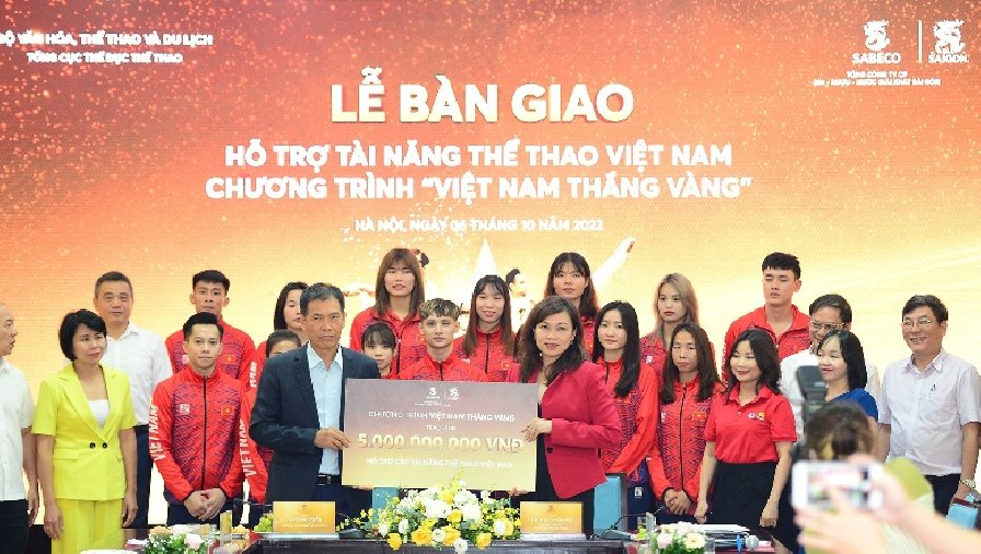 Thể thao Việt Nam nhận 50 tỷ đồng hướng đến chiến dịch Asiad và Olympic