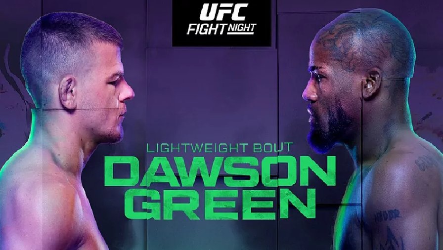 Lịch thi đấu UFC Fight Night: Dawson vs Green