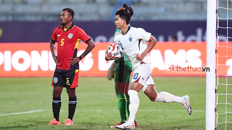 Thái Lan vùi dập Timor Leste 10 bàn ở trận mở màn ASEAN Cup 2024