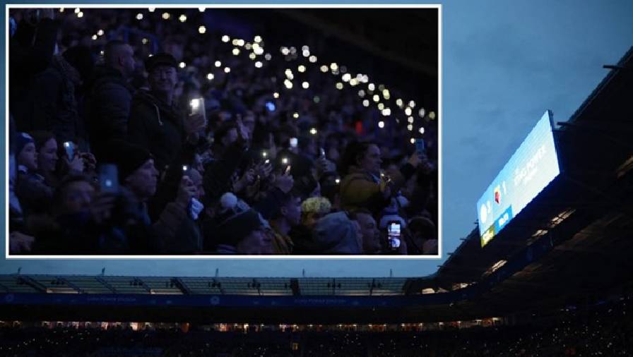 Sân King Power mất điện dàn đèn, trận Leicester vs Watford tạm dừng trong 5 phút