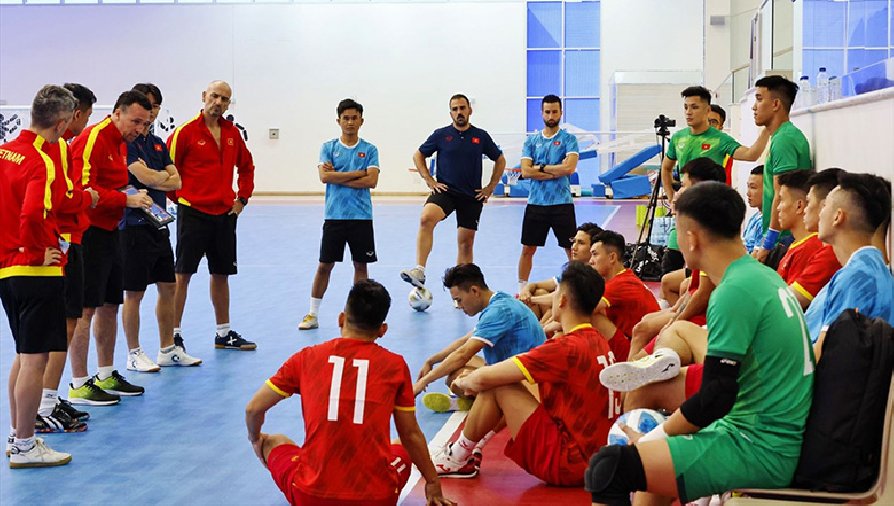 ĐT futsal Việt Nam hội quân đầu năm chuẩn bị cho vòng loại châu Á 2024