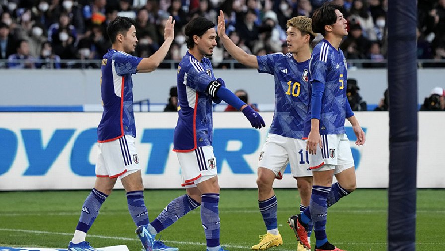 ĐT Nhật Bản có phong độ hủy diệt trước khi gặp ĐT Việt Nam: Toàn thắng 10 trận, ghi 45 bàn