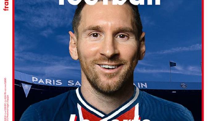 France Football đăng ảnh Messi khoác áo PSG
