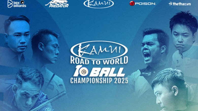 Box Billiards tổ chức chuỗi 6 vòng loại Kamui Road to World 10-ball Championship 2025