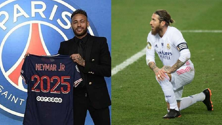 Tin chuyển nhượng 9/5: Neymar chính thức gia hạn với PSG, tương lai của Ramos tại Real đã hết?