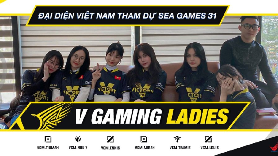 Đội hình Việt Nam tham dự bộ môn Tốc Chiến nữ tại SEA Games 31
