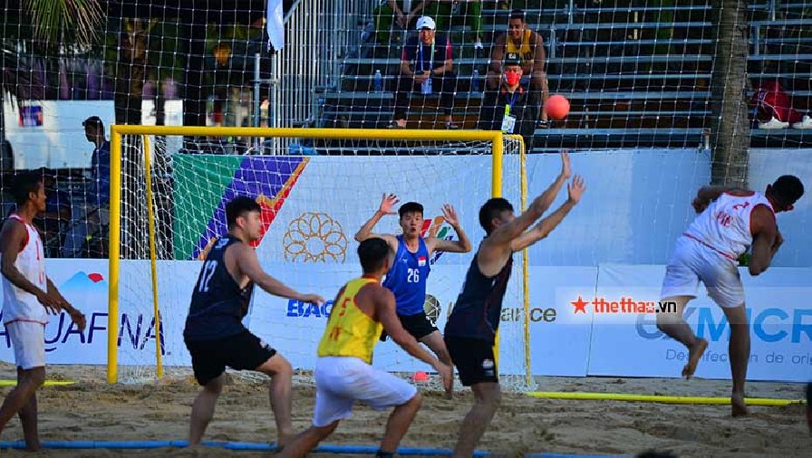 ĐT bóng ném bãi biển Việt Nam thắng trận thứ 4 liên tiếp ở SEA Games 31