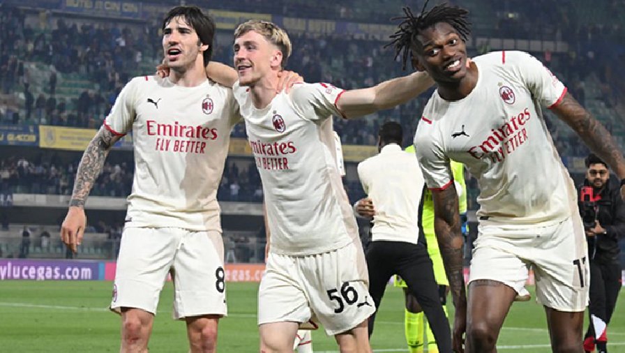 Kết quả Verona vs AC Milan: Rossoneri ngược dòng để trở lại đỉnh bảng Serie A