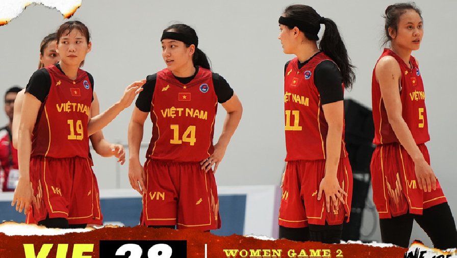 Trương Twins không thể giúp tuyển bóng rổ Việt Nam thắng trận đầu ở SEA Games 32